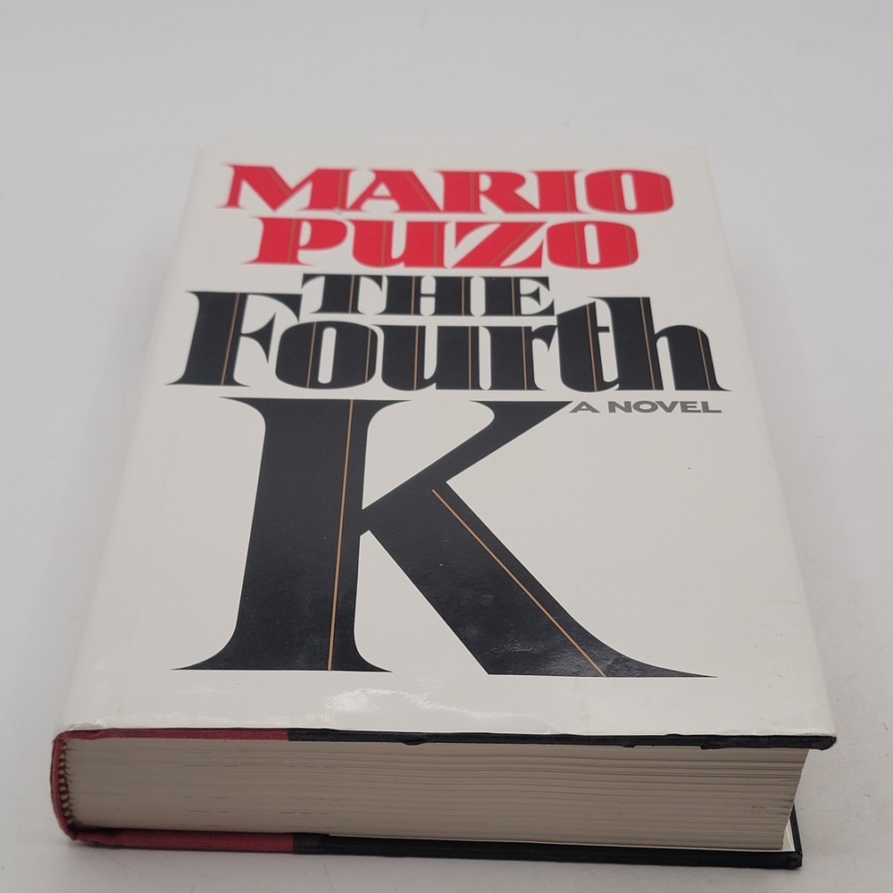Mario Puzo The Fourth K Hardcover First Edition 1990 Political Thriller Good
